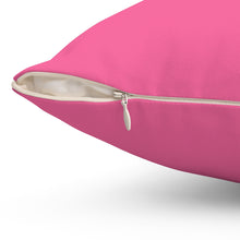 Load image into Gallery viewer, I can&#39;t live without you&quot; Pink Square Pillow