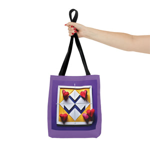 Heartfelt folds Tote Bag