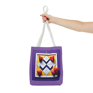 Heartfelt folds Tote Bag